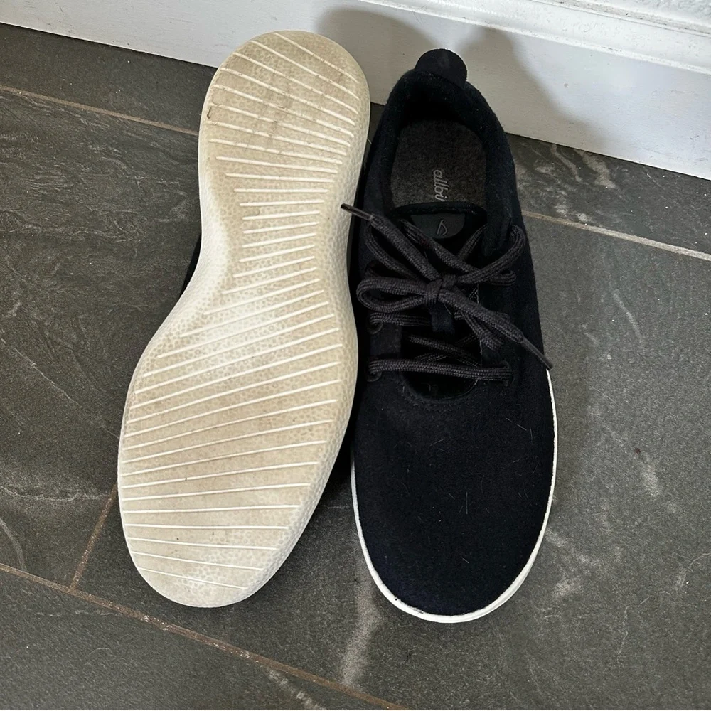 Allbirds Black Wool Runners Men's‎ Running Shoes Size 10